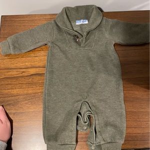 Shawl collar coverall